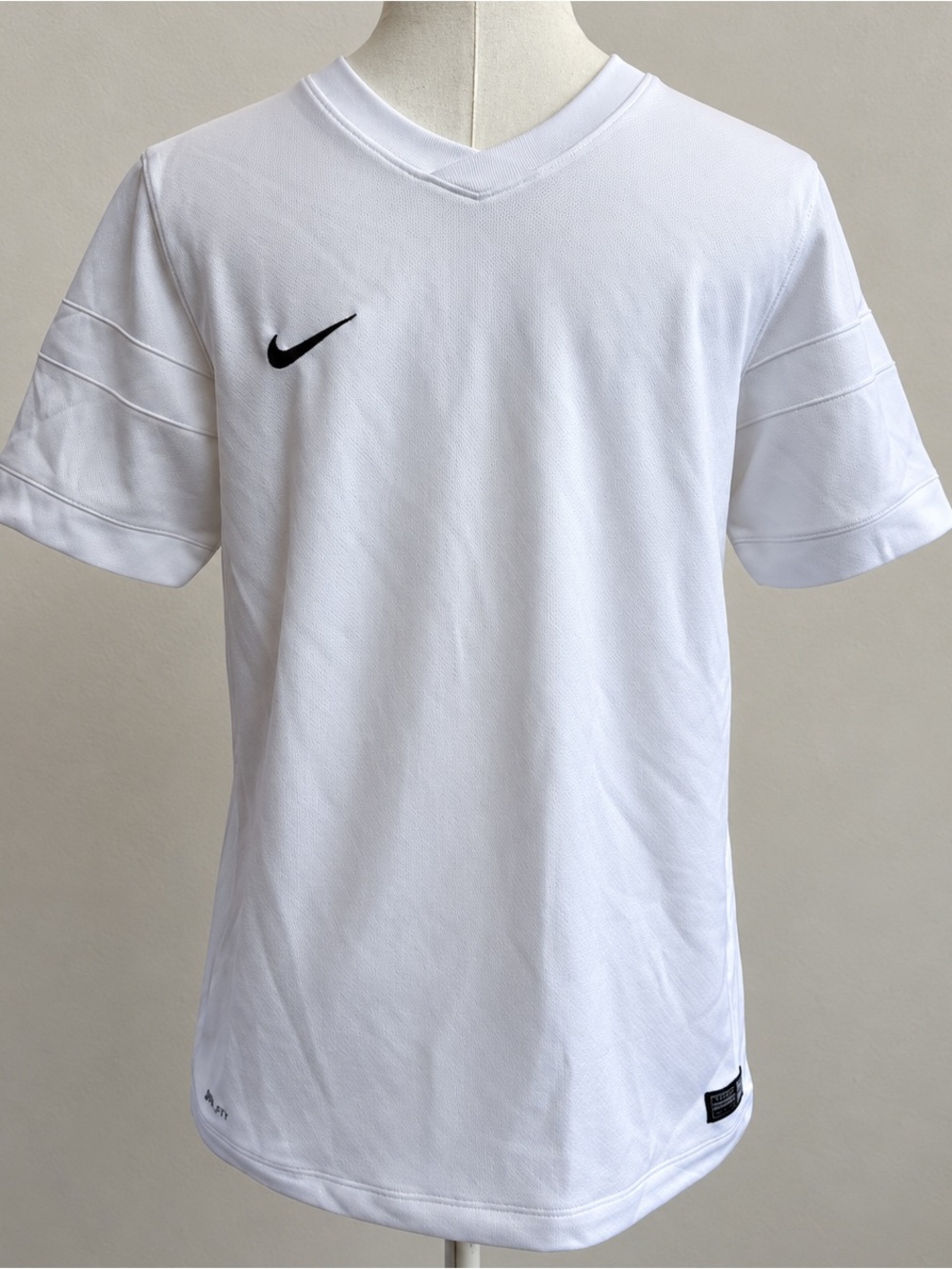 Nike Dri-FIT Soccer Training Jersey Men’s XL White Athletic Shirt